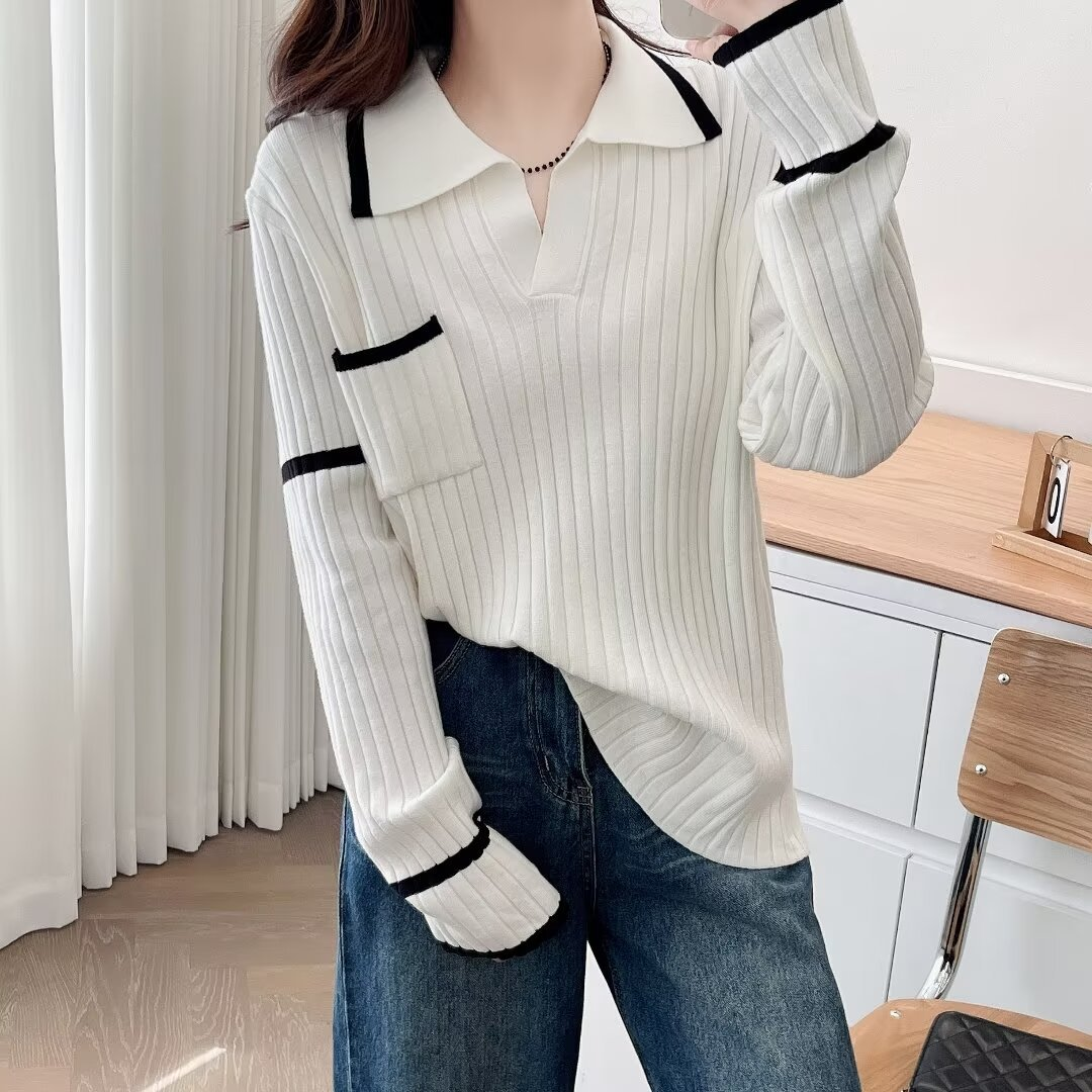 Margot Knit Polo Sweater