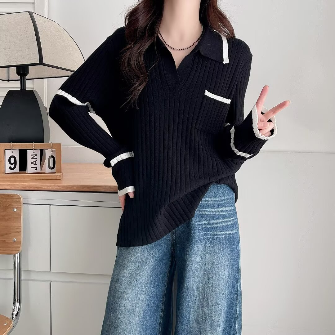 Margot Knit Polo Sweater