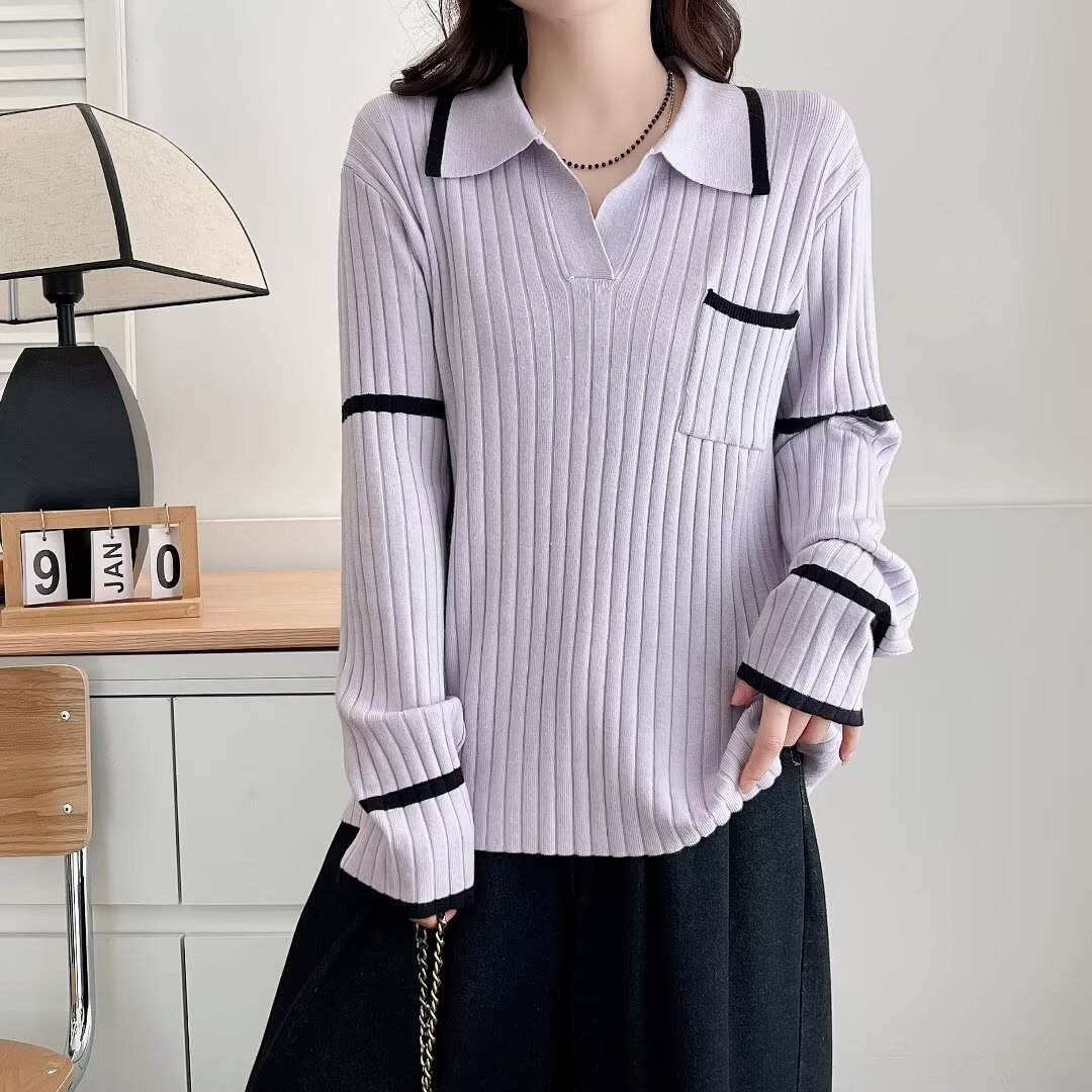 Margot Knit Polo Sweater