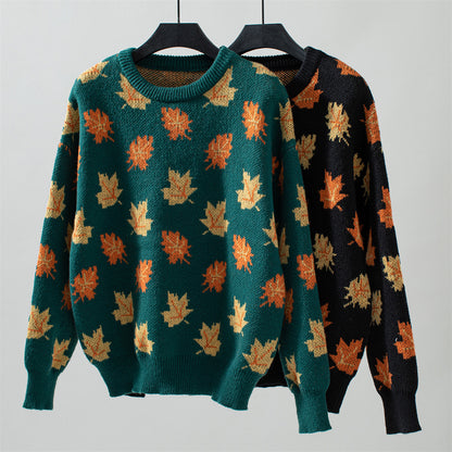 Autumn Leaves Sweater