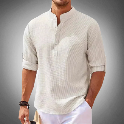 Bellagio Henley Linen Shirt