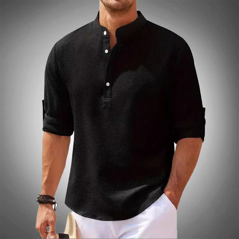 Bellagio Henley Linen Shirt