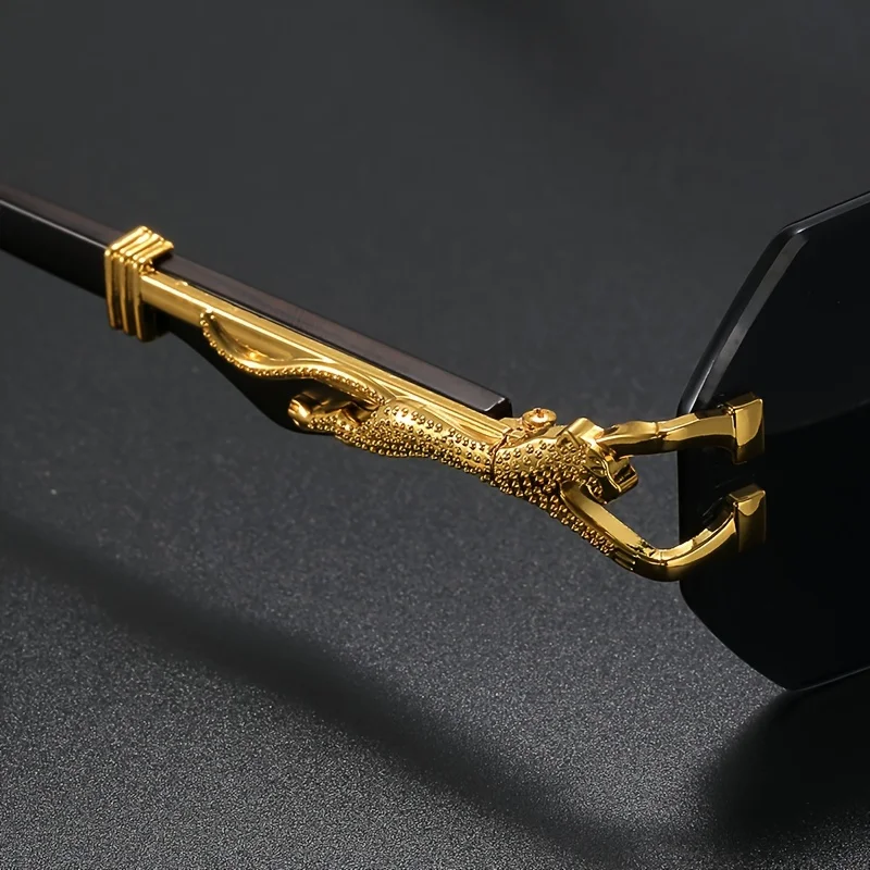 Noir Gold-Plated Polarized Sunglasses