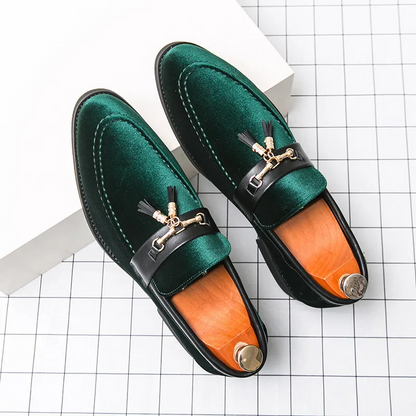 Pelle Italiana Velvet Loafers