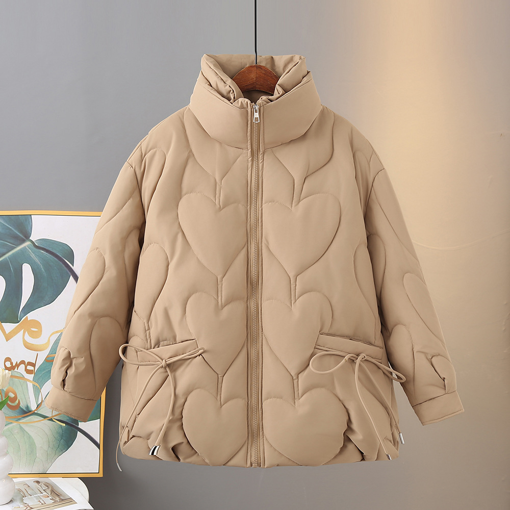 Luna Heart Quilted Puffer Jacket