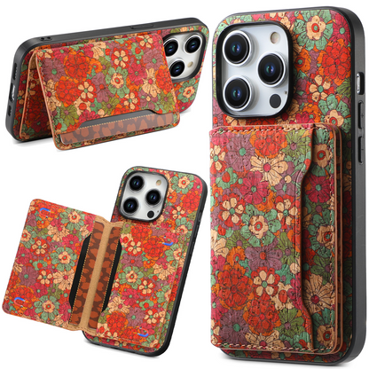 Vintage Bloom iPhone Wallet Case