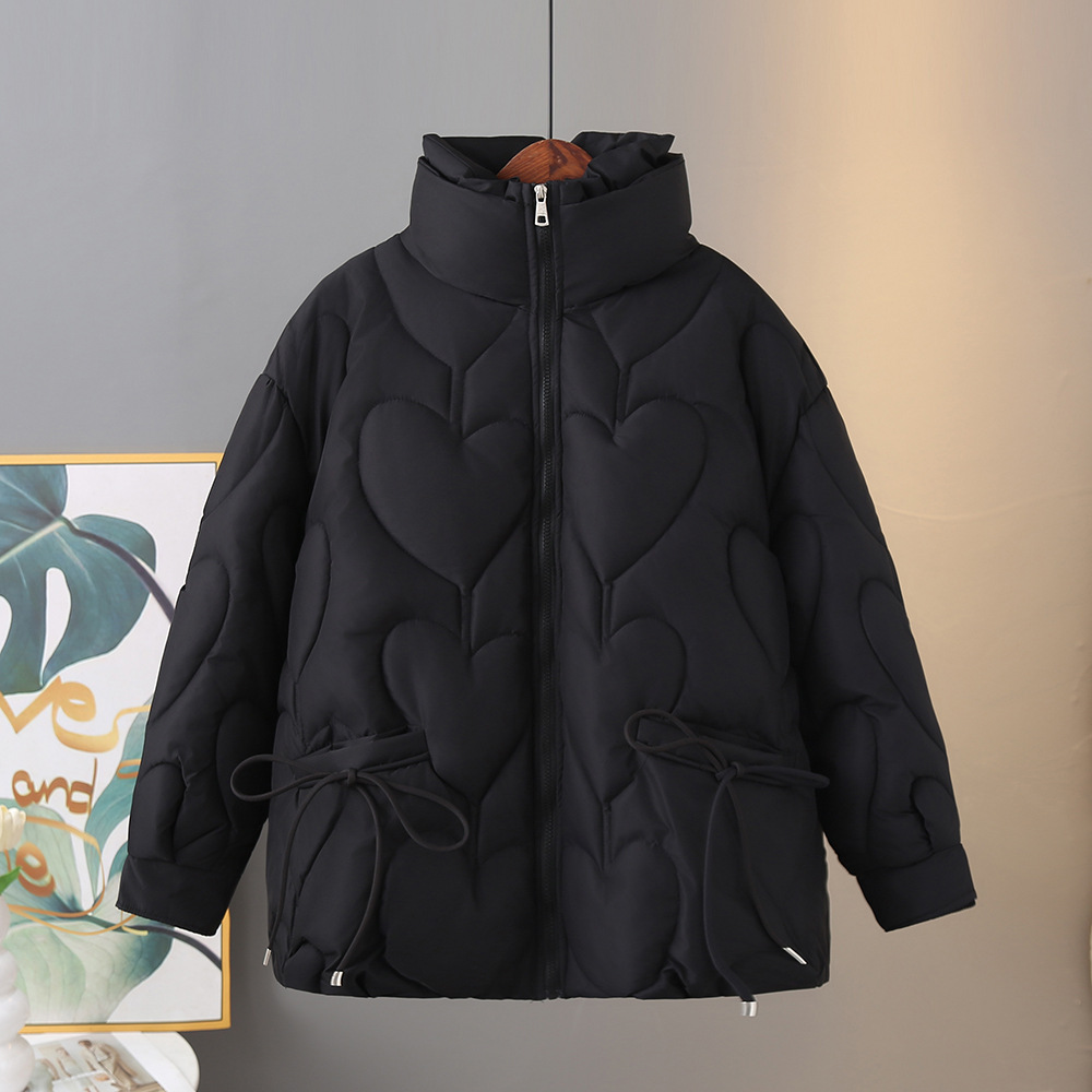 Luna Heart Quilted Puffer Jacket