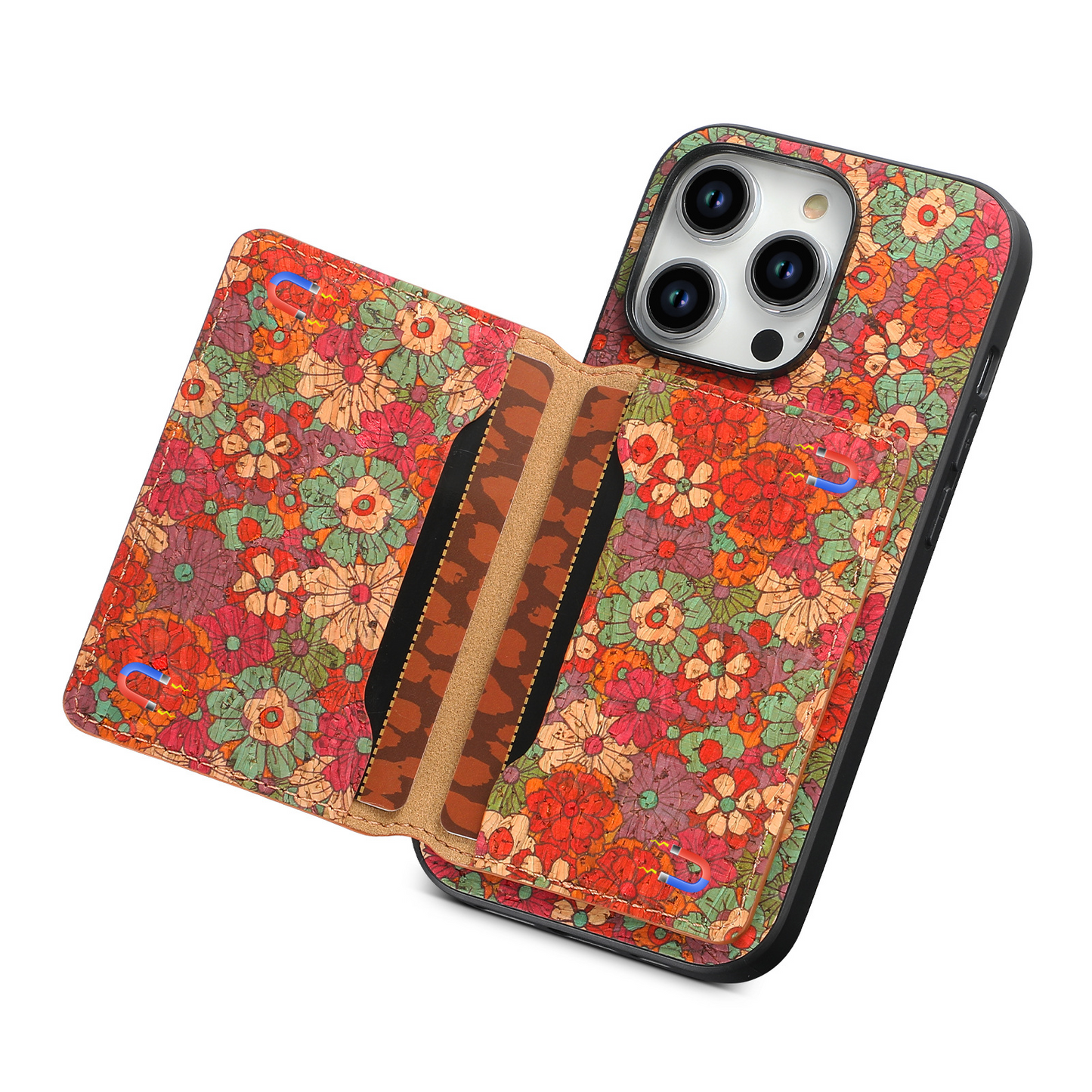 Vintage Bloom iPhone Wallet Case