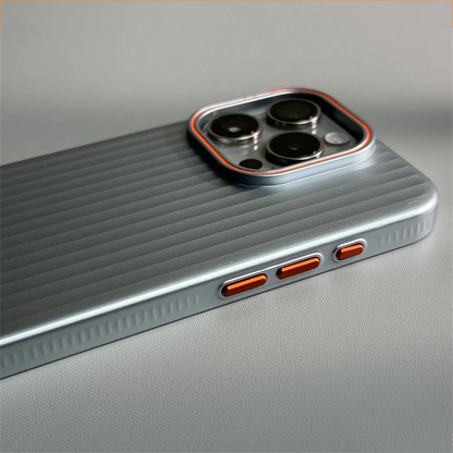 Titanium Corrugated iPhone Case