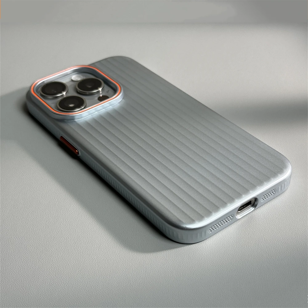 Titanium Corrugated iPhone Case