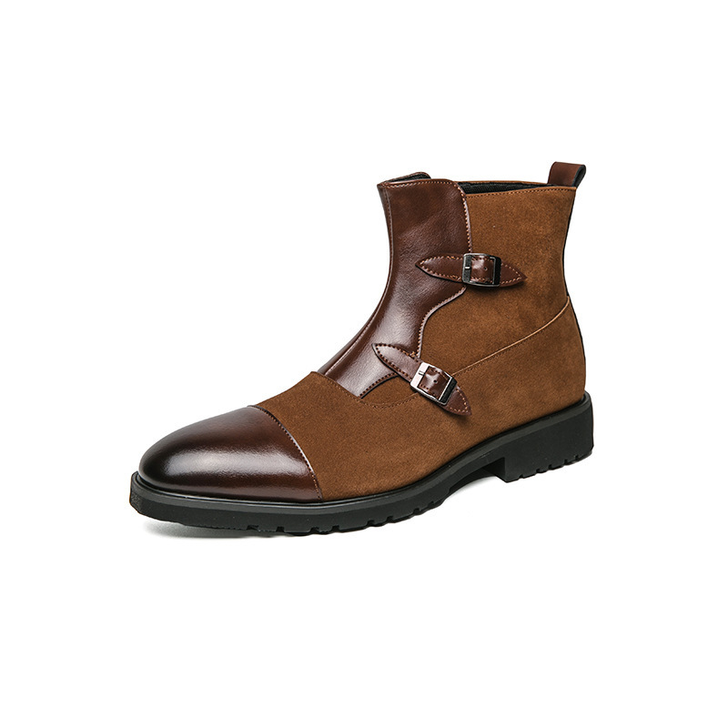 Bernado Cavallino Leather Dress Boots