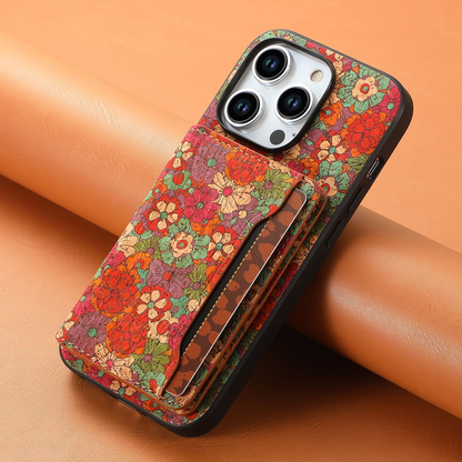 Vintage Bloom iPhone Wallet Case