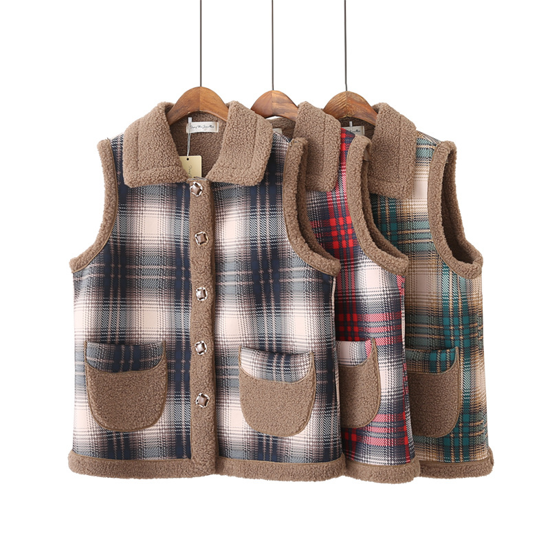 Sierra Lodge Plaid Vest