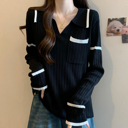 Margot Knit Polo Sweater