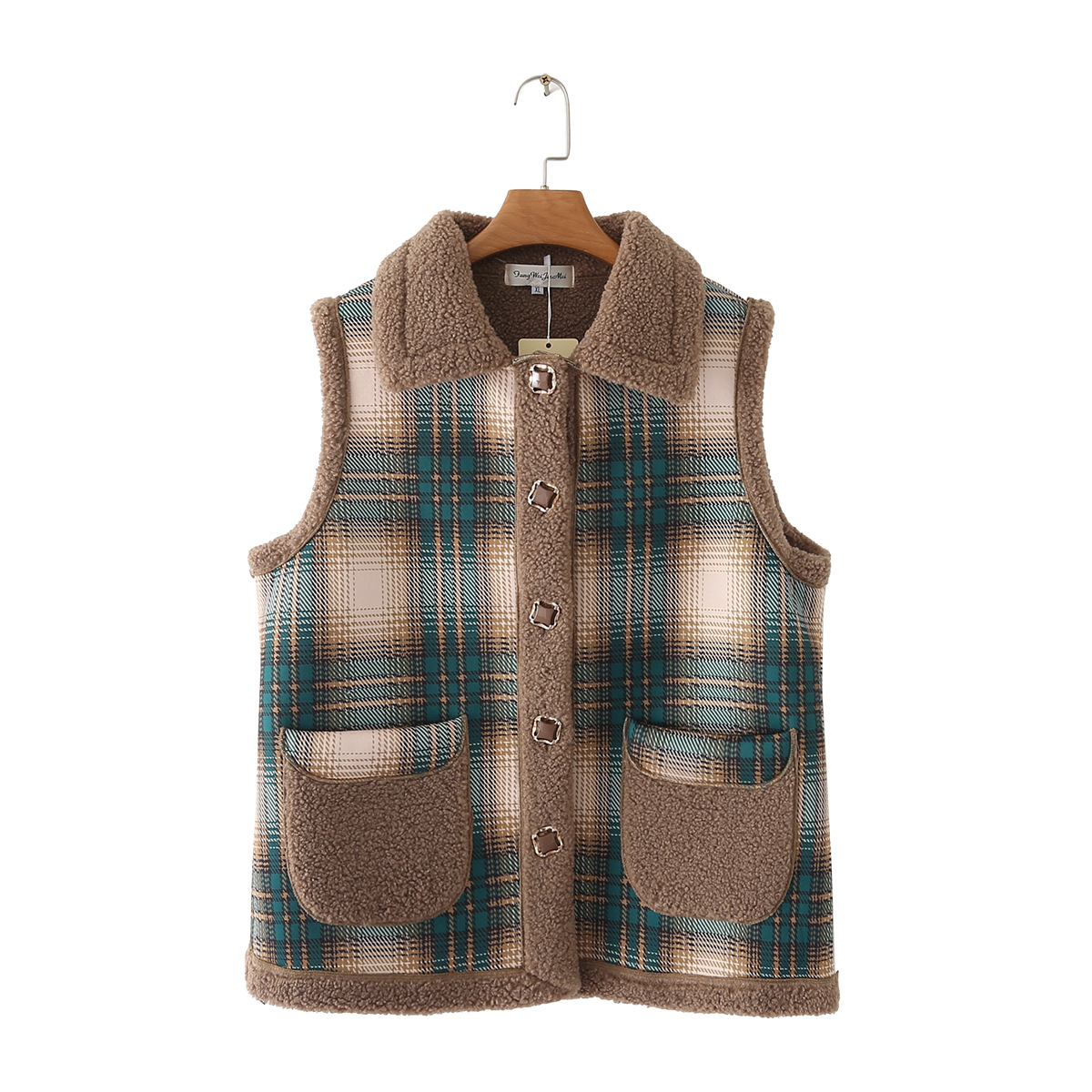 Sierra Lodge Plaid Vest