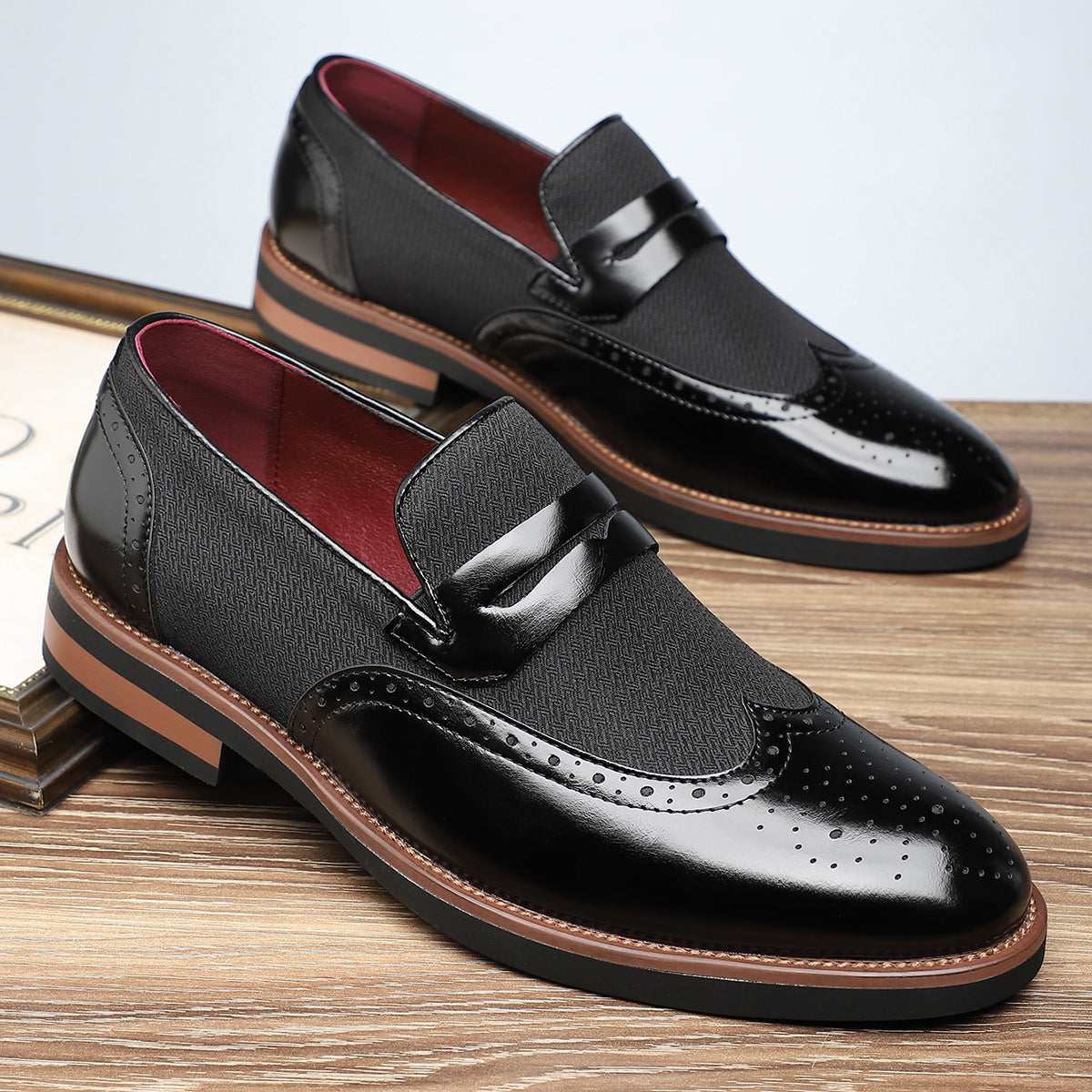 Regency Leather Brogue Loafers