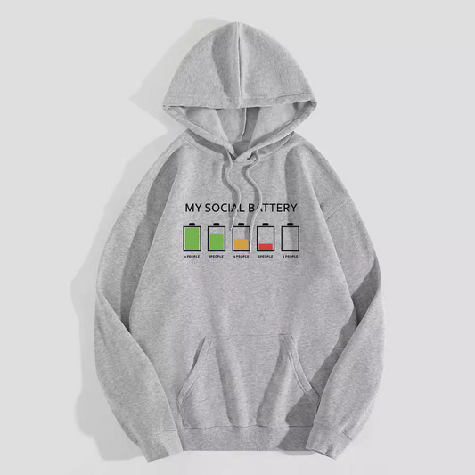 Low Social Battery Hoodie