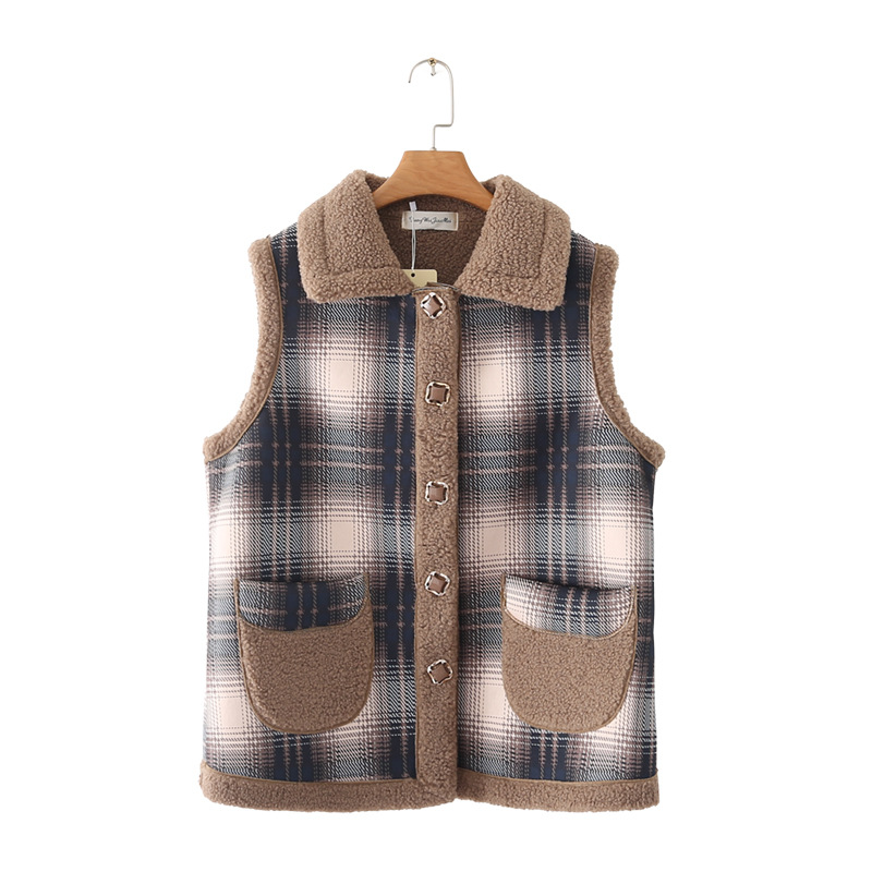 Sierra Lodge Plaid Vest