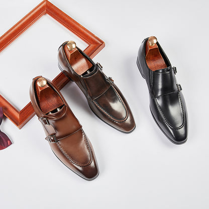 Oxford Double Monk Strap Dress Shoes