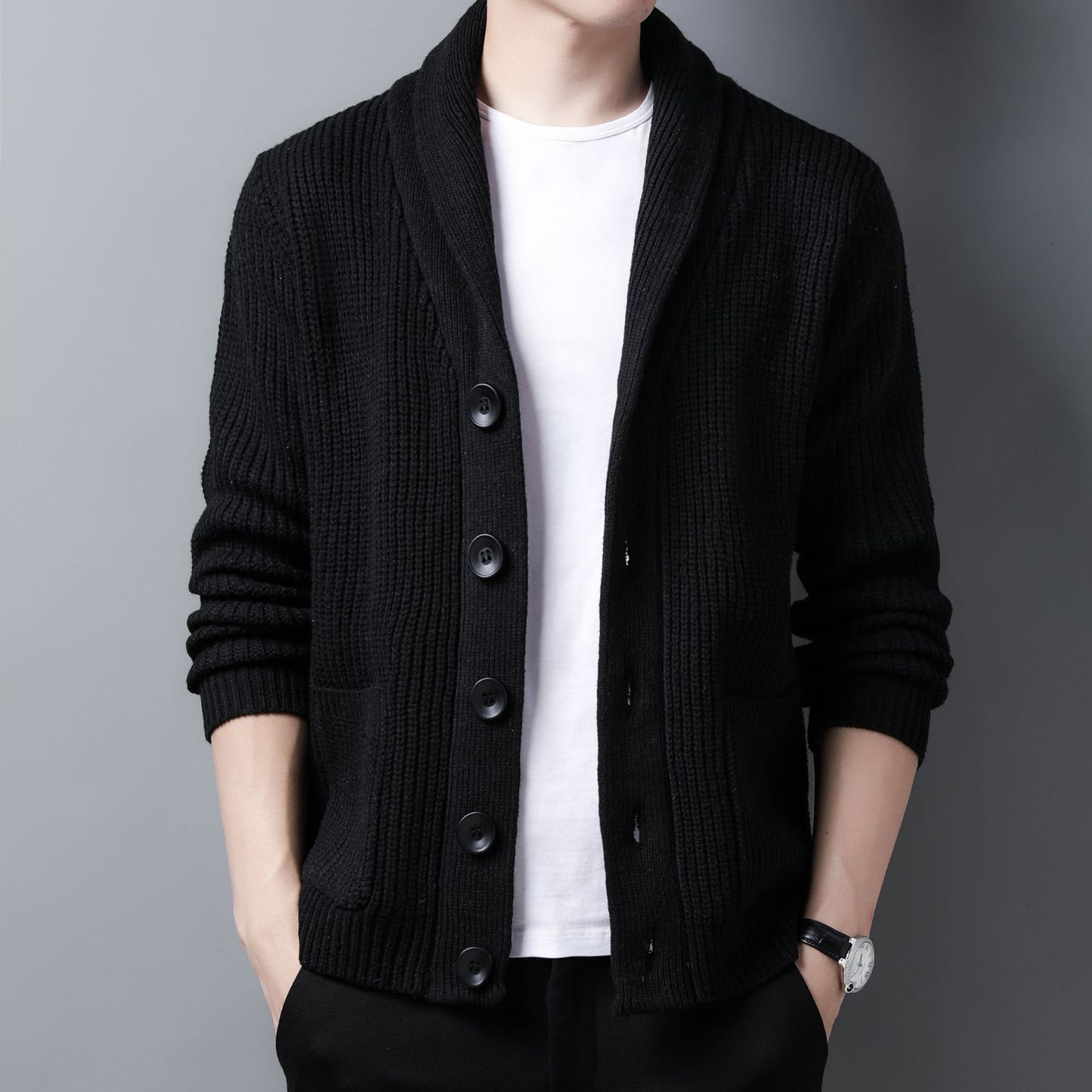 Varsity Premium Shawl Cardigan