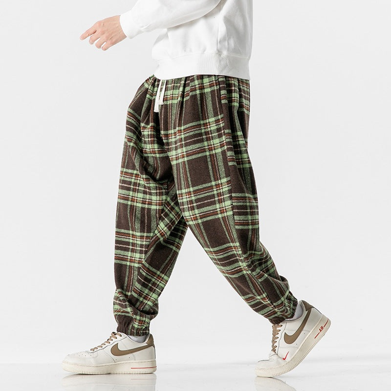 Hype Plaid Joggers