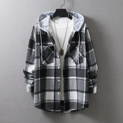 Ridge Hooded Flannel Shirt