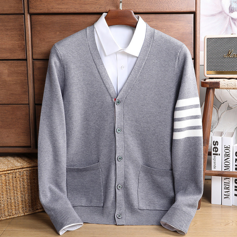 Varsity Cashmere Cardigan