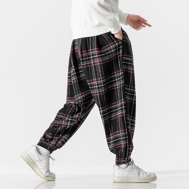 Hype Plaid Joggers