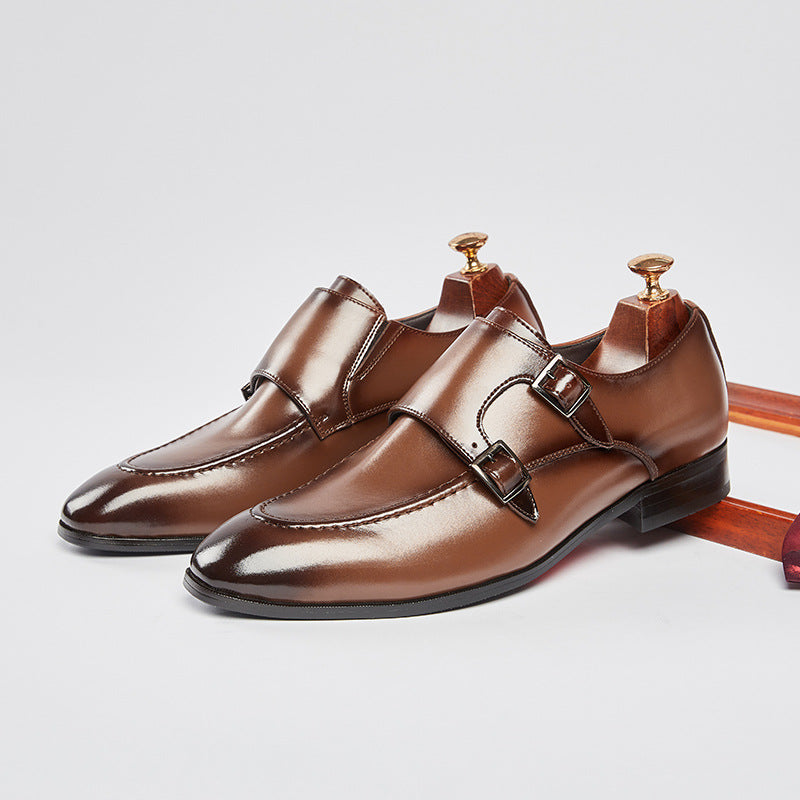 Oxford Double Monk Strap Dress Shoes