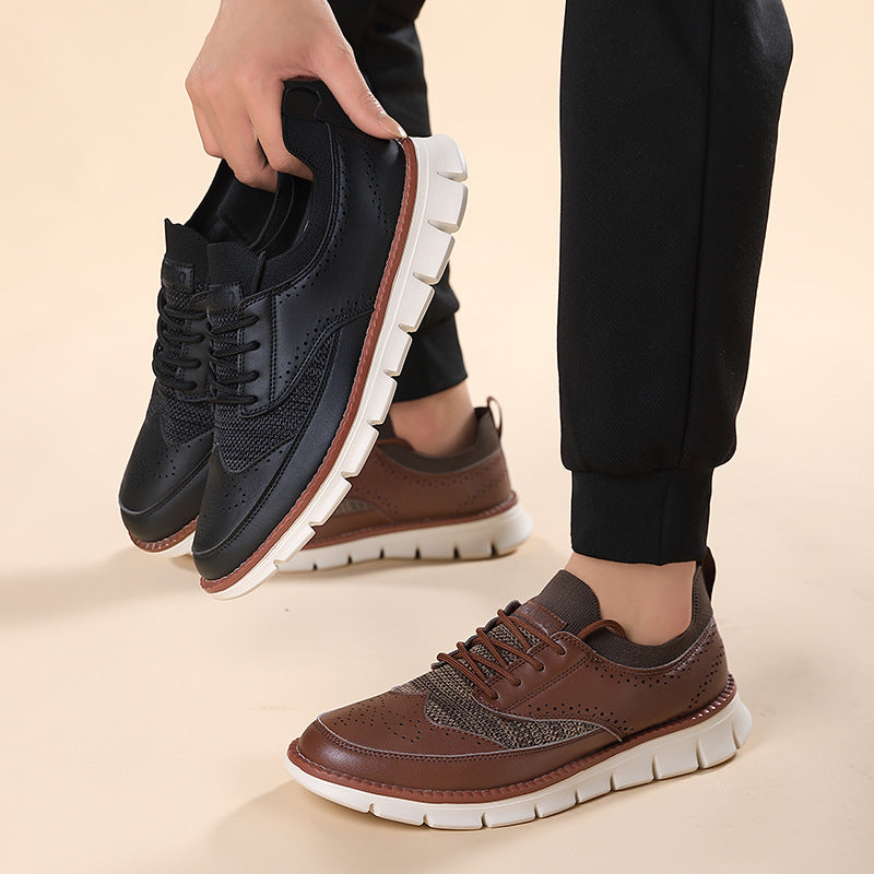 Oxford Leather Sneakers