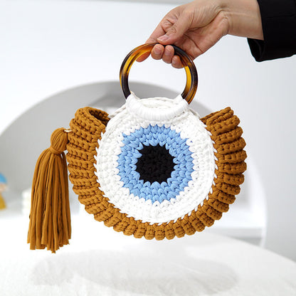 Evil Eye Crotchet Bag