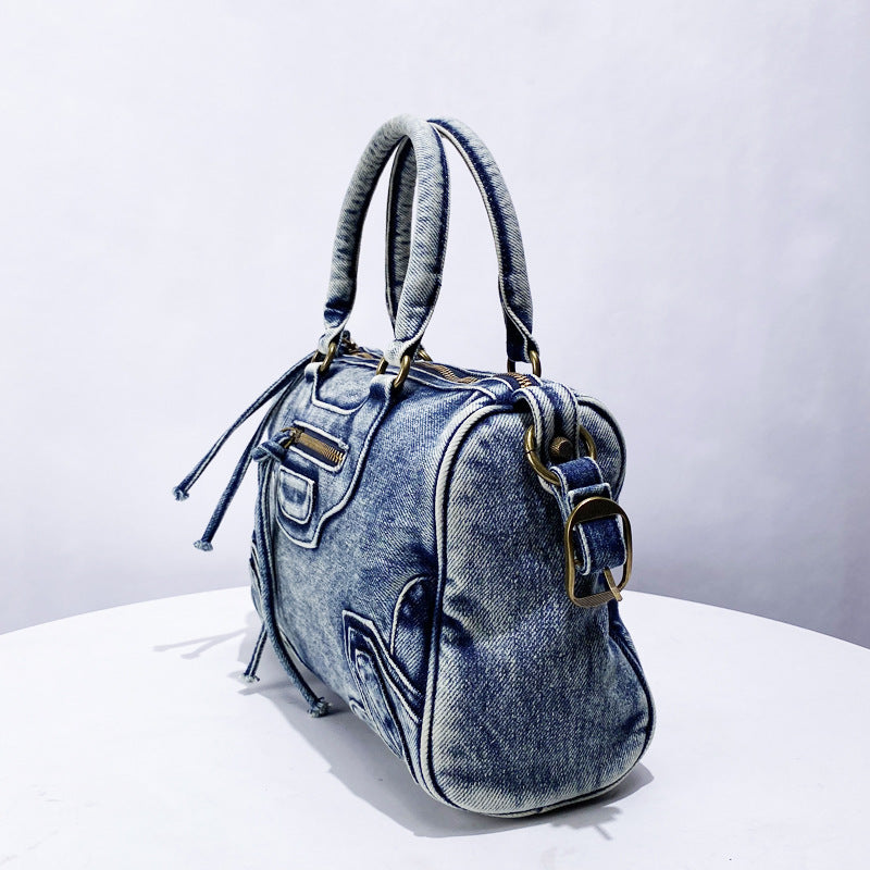 Everly Denim Crossbody Bag