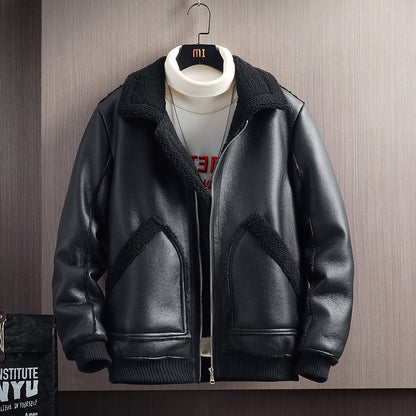 Legacy Leather Shearling Jacket