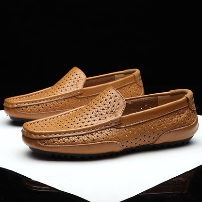 Luca Giordano Genuine Leather Loafers