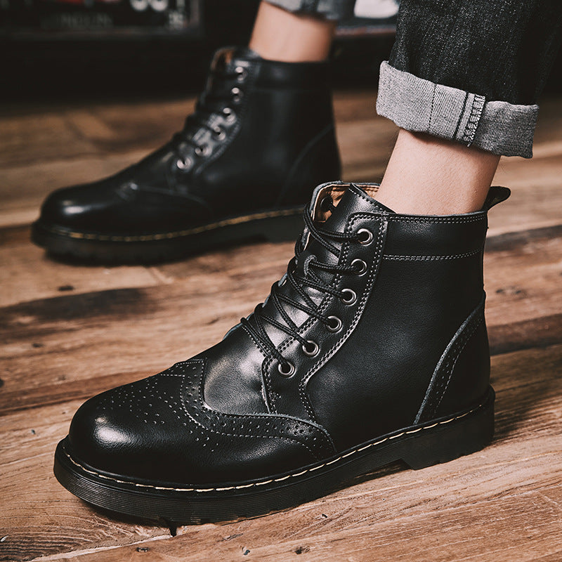 Apollo Leather Brogue Boots