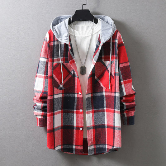 Ridge Hooded Flannel Shirt