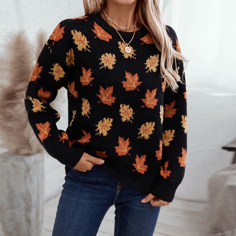 Autumn Leaves Sweater