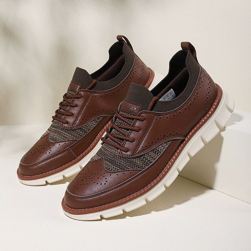 Oxford Leather Sneakers