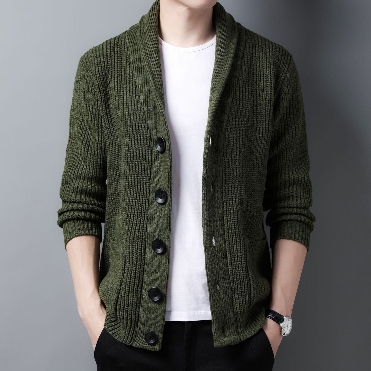 Varsity Premium Shawl Cardigan