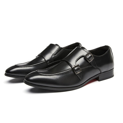 Oxford Double Monk Strap Dress Shoes