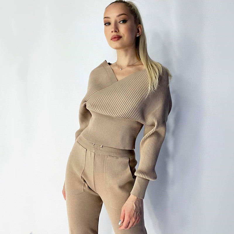 Rosanti Wrap-Style Tracksuit Set