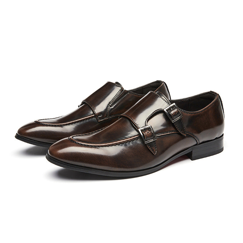 Oxford Double Monk Strap Dress Shoes