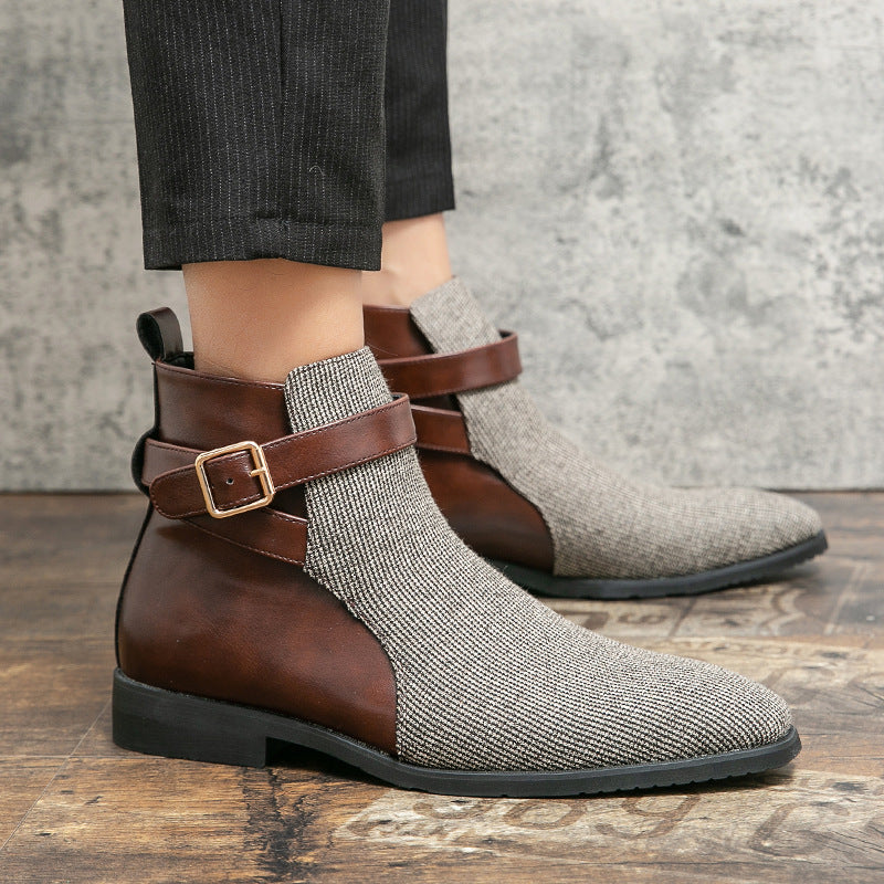 Heritage Tweed Chelsea Boots