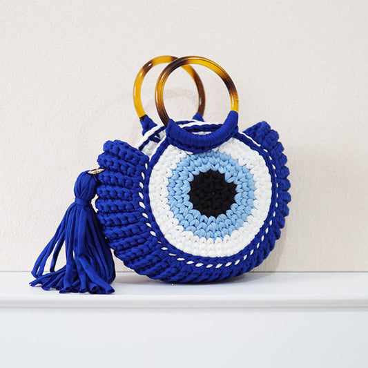 Evil Eye Crotchet Bag