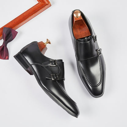 Oxford Double Monk Strap Dress Shoes