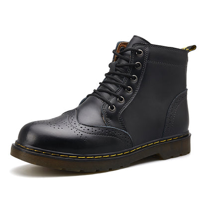 Apollo Leather Brogue Boots