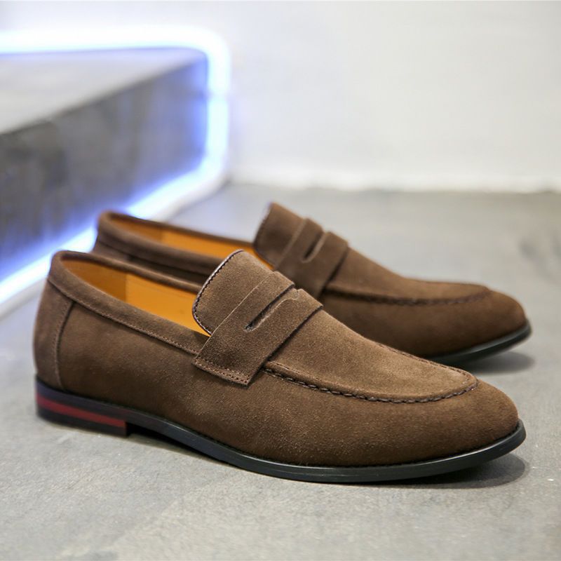 Pelle Italiana Suede Loafers