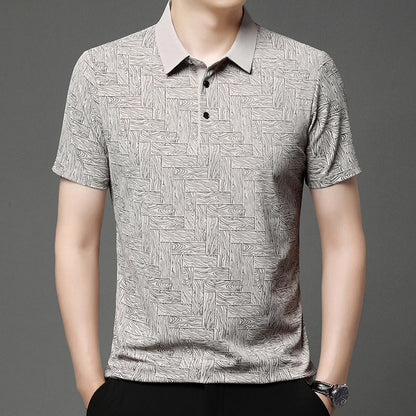 Ronaldo Premium Geometric Polo Shirt