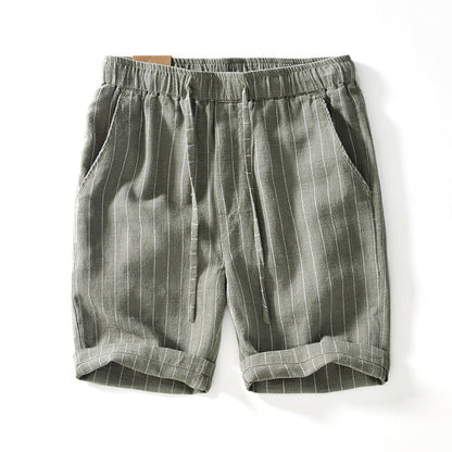 Oxford Linen Pinstripe Shorts
