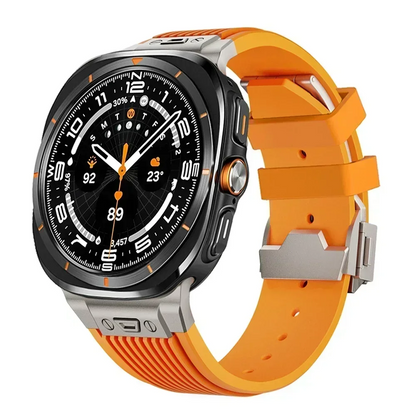 Titanium Streamlined Silicone Galaxy Watch Ultra Band